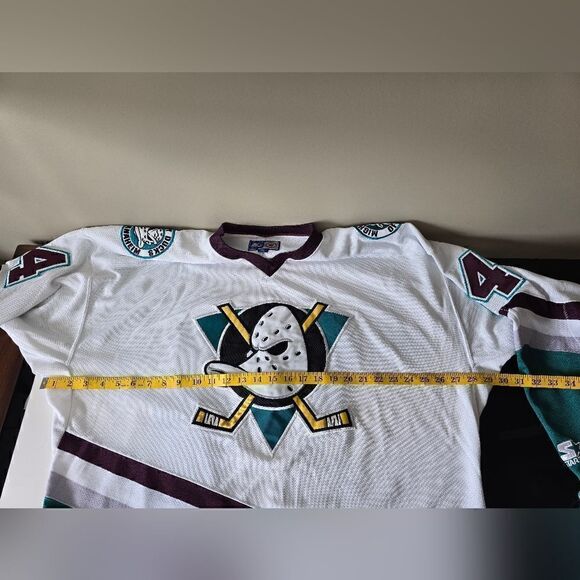 Anaheim Mighty Ducks Hockey Jersey Signed Sz XL - Picture 13 of 13